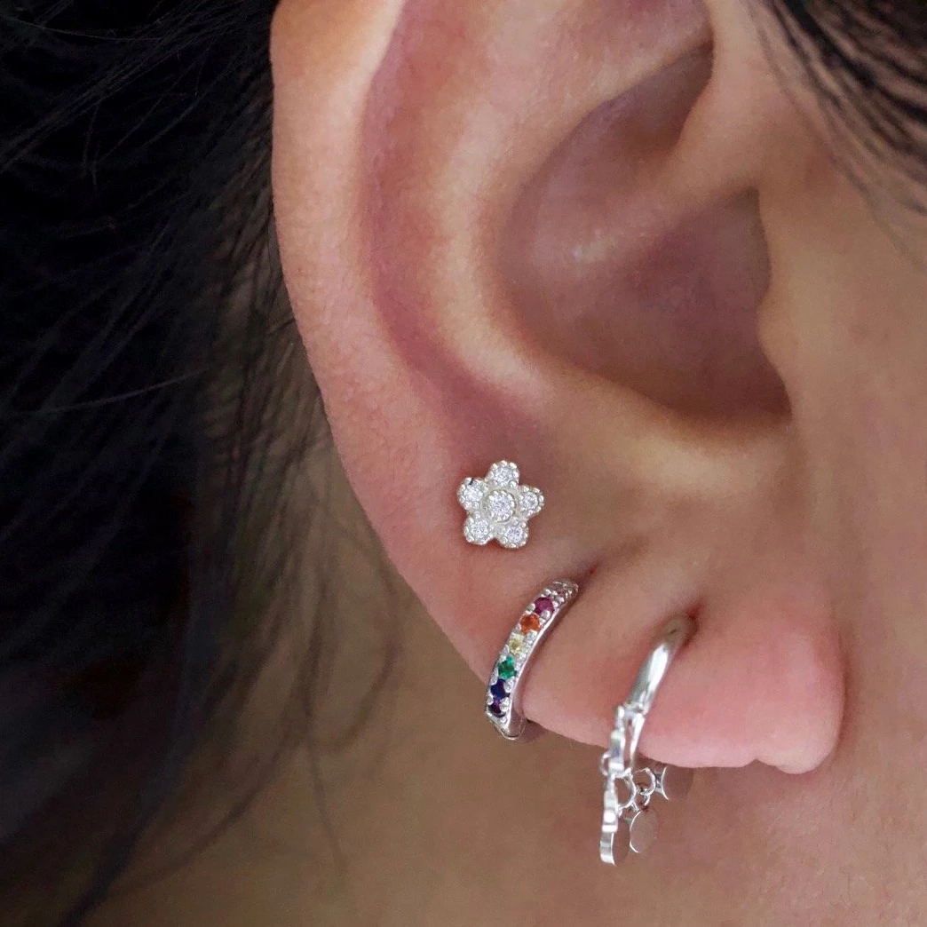 925 Sterling Silver Hoop Earrings for Women