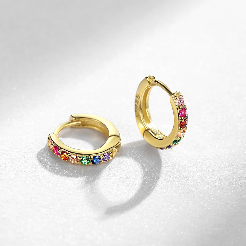 925 Sterling Silver Hoop Earrings for Women