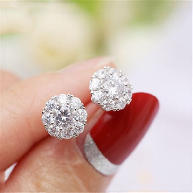 925 Silver Women's Stud Earrings