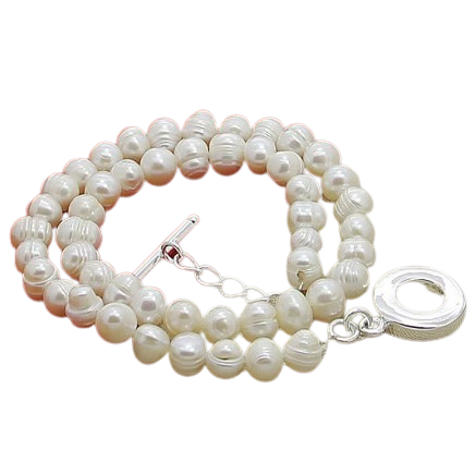 Freshwater pearl necklaces