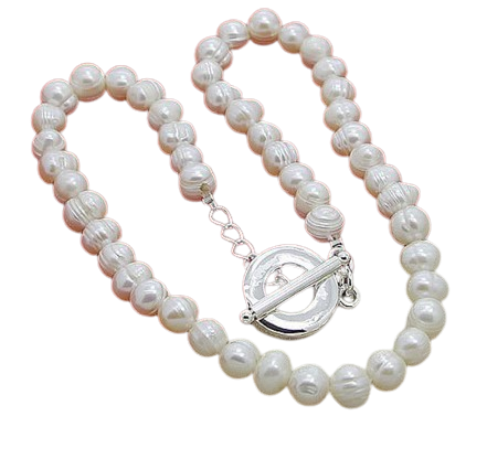 Freshwater pearl necklaces